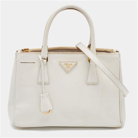 prada farfetch bag white|Prada bag saffiano.